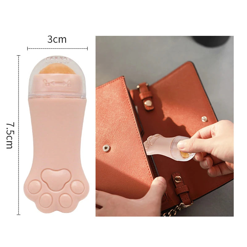 Face Oil Absorbing Roller Skin Care Tool Cat Claw Volcanic Stone Oil Absorber Washable Facial Oil Removing Care Skin Makeup Tool